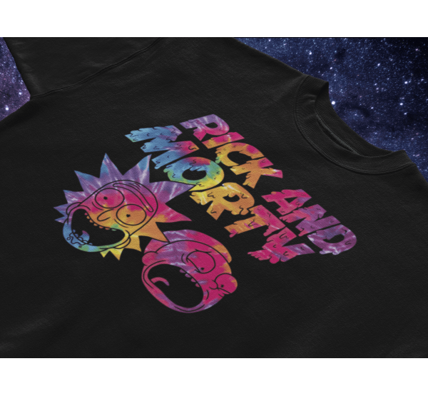 Rick And Morty Tie Dye Drip Graphic Rick And Morty Tie Dye Drip Graphic